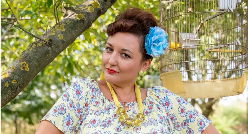 Ecaterina Ladin, cunoscută ca Dalida din serialul „Las Fierbinți”