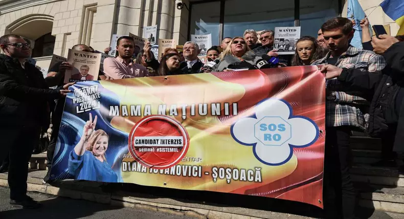 Diana Șoșoacă la Parchetul General, 31 Octombrie 2024 - Foto Vlad Chirea (8)