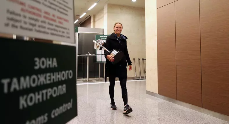 Caroline Wozniacki Sankt Petersburg FOTO: WTA