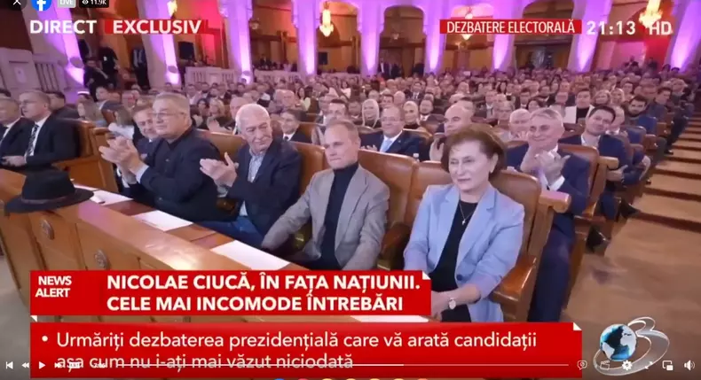 Stefanita Ciuca, prima aparitie publica, la Antena 3, cu patru zile inaintea alegerilor prezidentiale