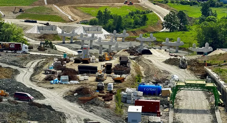 Santierul sectiunii Margina-Holdea a autostrazii Lugoj-Deva Foto - DRDP Timisoara (12)