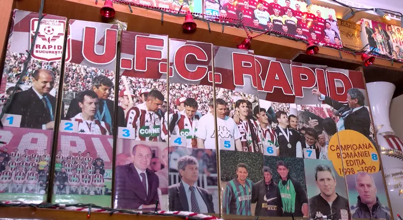 gheorghe scurtu cel mai batran suporter echipa Rapid 1