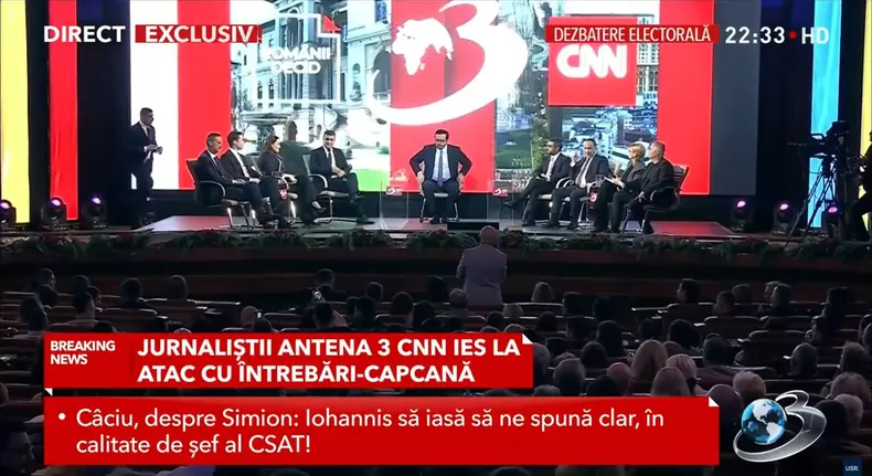 George Simion a întrerupt emisiunea de la Antena 3 moderată de Mihai Gâdea