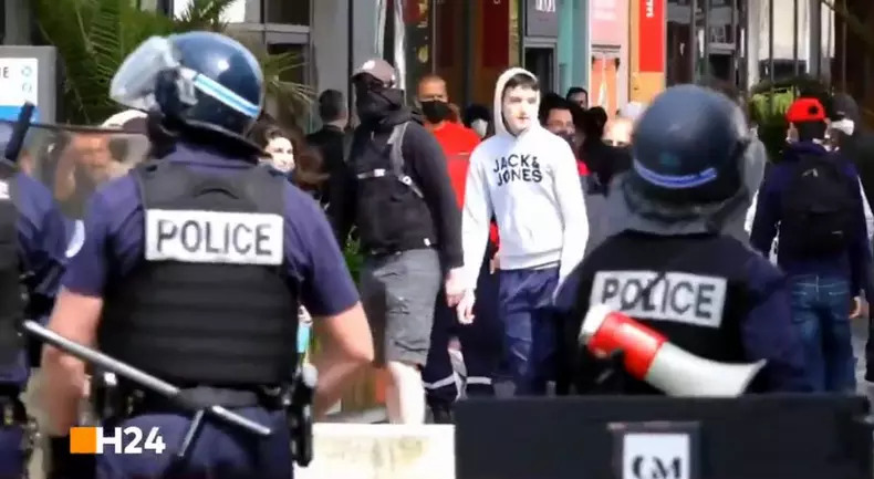 Proteste în Franţa. Foto: Hepta