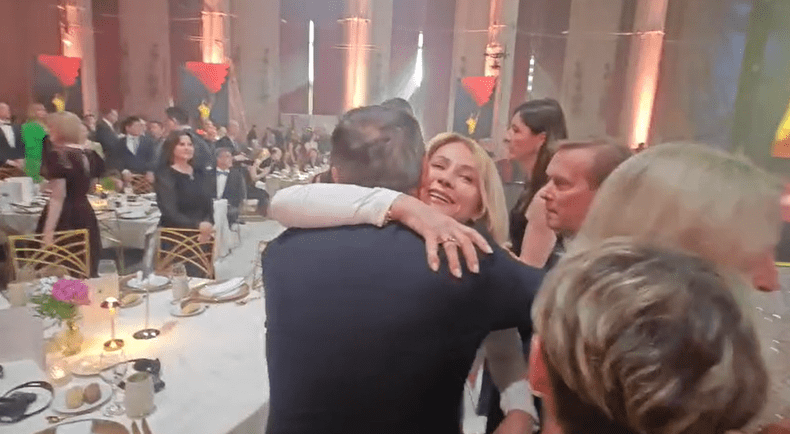 Gheorghe Hagi și Nadia Comăneci la gala Nadia