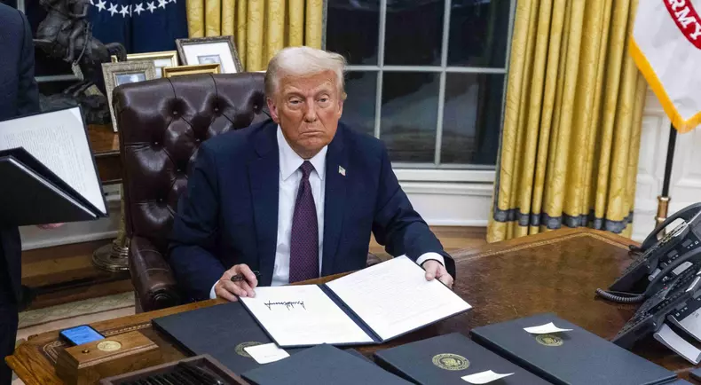 Donald Trump la Casa Albă