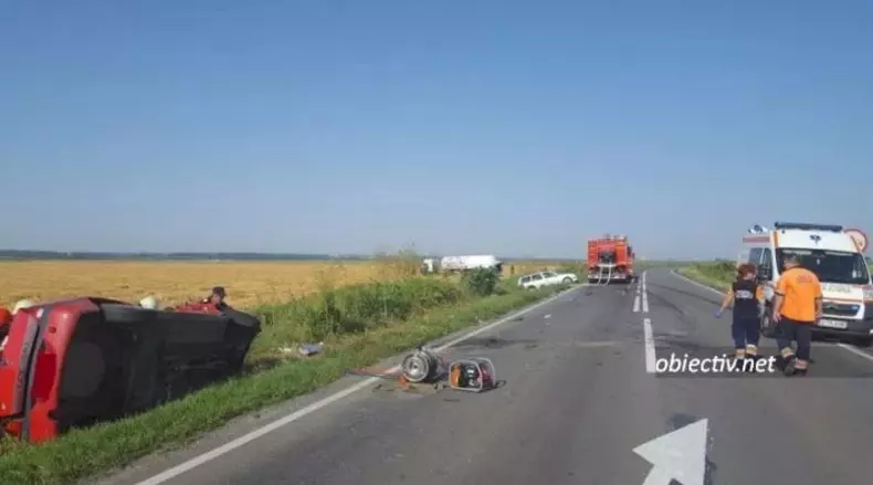 accident între Sărăţeni şi Munteni-Buzău, județul Ialomița (3)