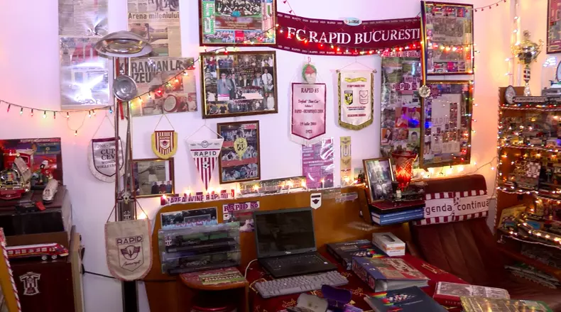 gheorghe scurtu cel mai batran suporter echipa Rapid 2
