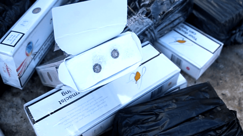 tigari cu cuie si polistiren