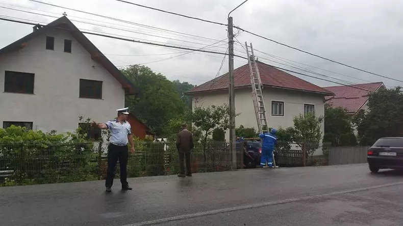 accident în Bistrița, lângă o casă de rugăciune (3)