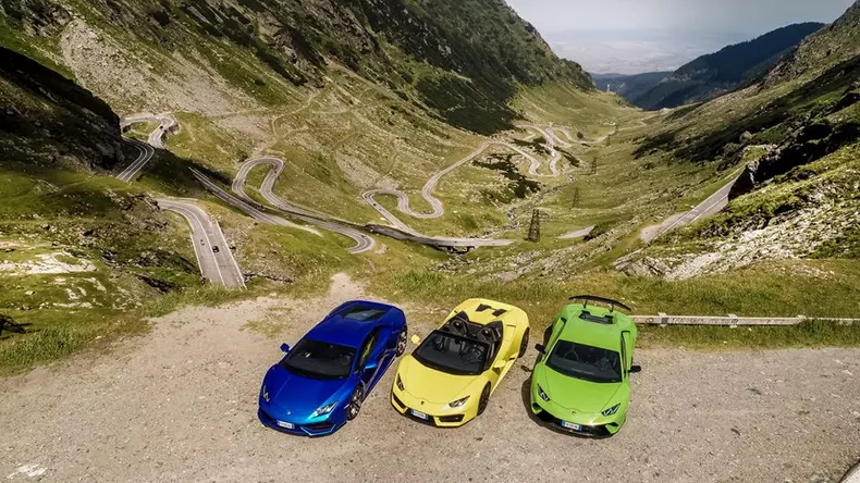 Reclamă pentru Lamborghini Huracan, filmată pe Transfăgărășan (11)