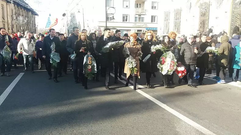 un marș în memoria Regelui Mihai