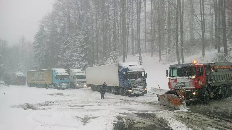 Trafic îngreunat pe DN1A, în județul Brașov