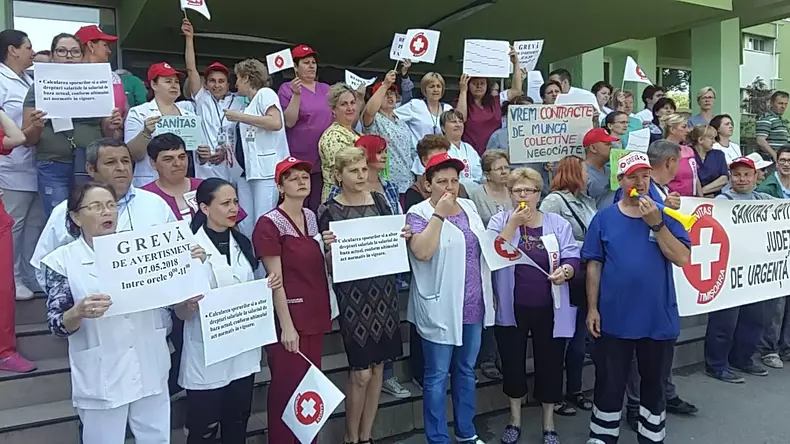 Grevă generală în sănătate, Timiș