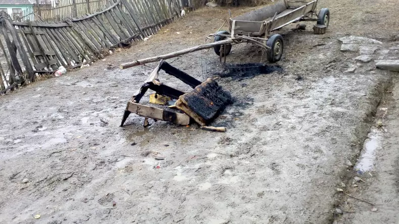 Trei copii au murit într-un incendiu în județul Mureș (7)