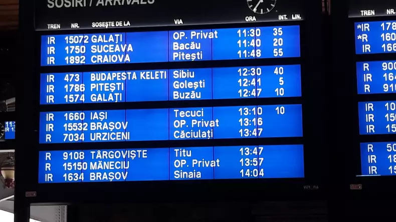trenuri intarzieri