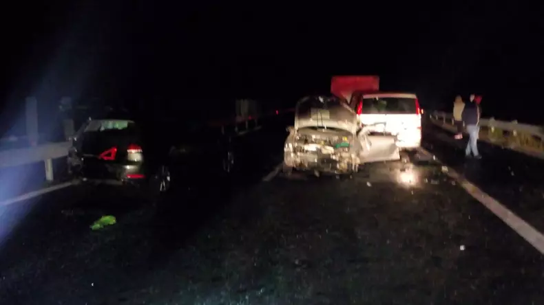 Accident pe autostrada Deva-Nădlac (4)