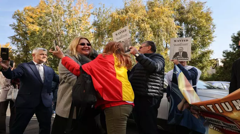 Diana Șoșoacă la Parchetul General, 31 Octombrie 2024 - Foto Vlad Chirea (1)