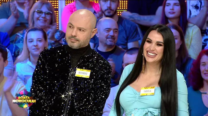Daniela Crudu si Mihai Mitoseru la Roata Norocului