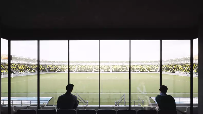 Așa va arăta stadionul din Brașov, care se va construi după ce actualul stadion Tineretului va fi demolat