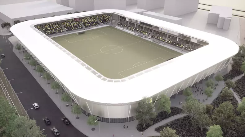 Așa va arăta stadionul din Brașov, care se va construi după ce actualul stadion Tineretului va fi demolat