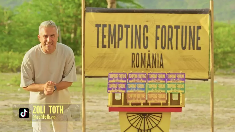 Zoli Toth prezentator Tempting Fortune Romania