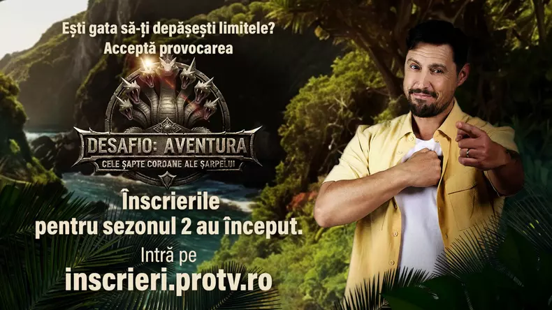 Au început înscrierile pentru sezonul 2 Desafio Aventura!