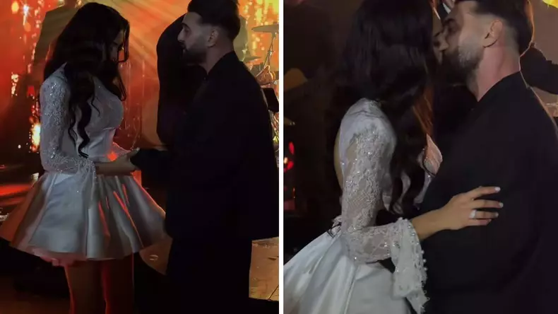 Dorian Popa si andreea la nunta