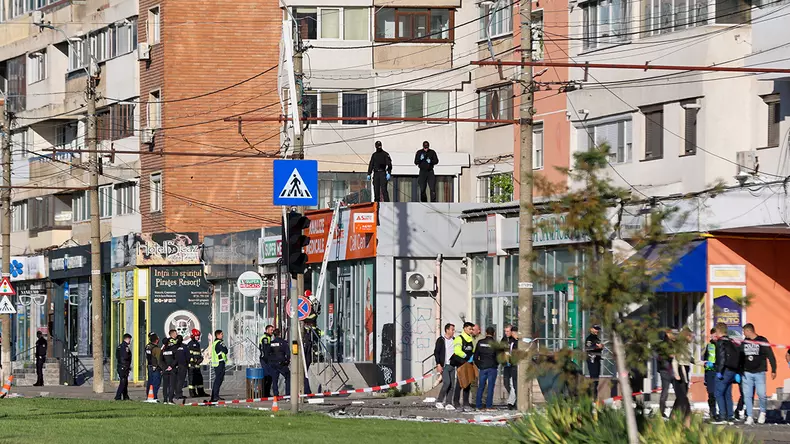 Russian drone crashes into apartment building in Romania