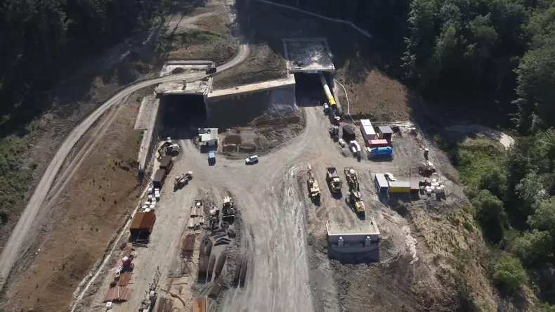 Santierul sectiunii Margina-Holdea a autostrazii Lugoj-Deva Foto - DRDP Timisoara (7)