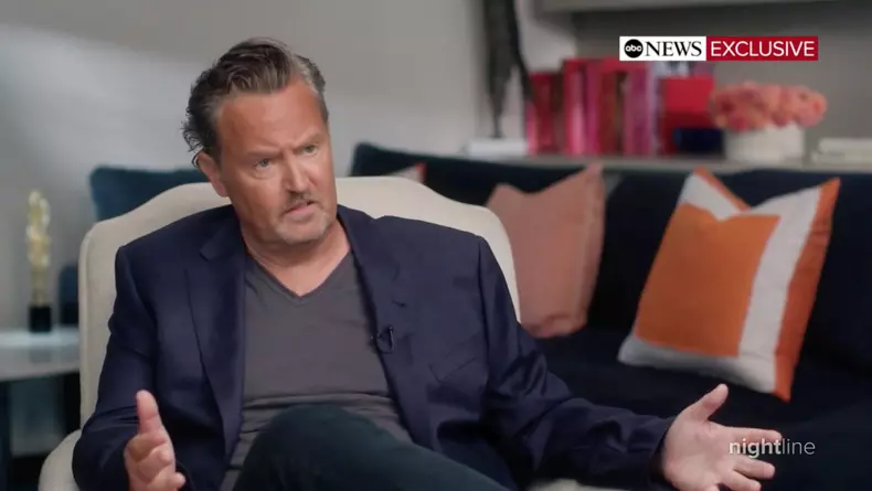 Friends star Matthew Perry tells how a bottle of wine aged 14 put him on the path to addiction