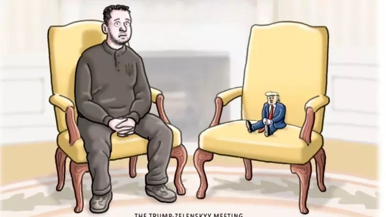 Meme Trump-Zelenski, scaune