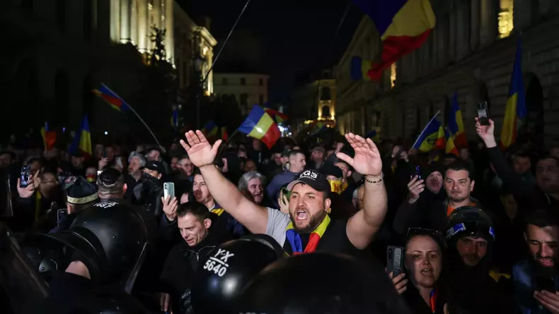 protest bec sustinatori pro georgescu 2