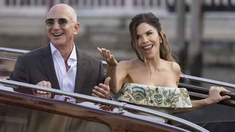 Jeff Bezos și Lauren Sanchez - Veneția, Italia - 26 iunie 2025