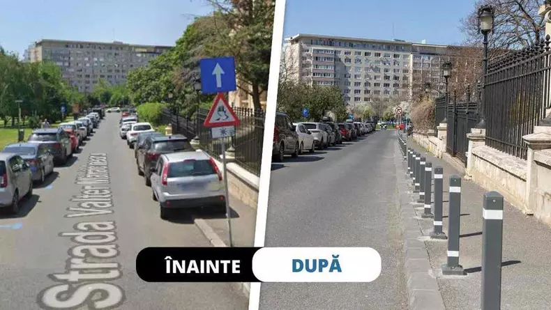 Ciprian Ciucu anunță că mai multe trotuare din centrul Bucureștiului au fost eliberate de mașini (1)