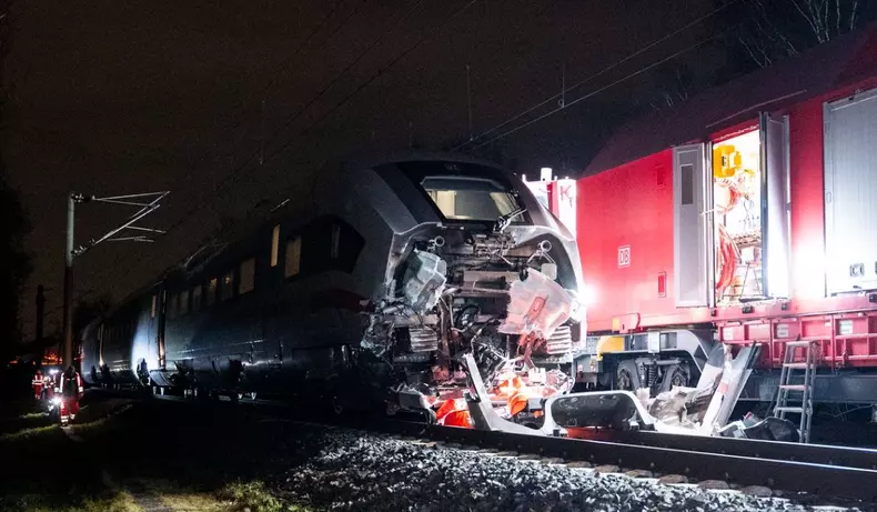12 februarie 2025, Hamburg, Tehnicienii feroviari