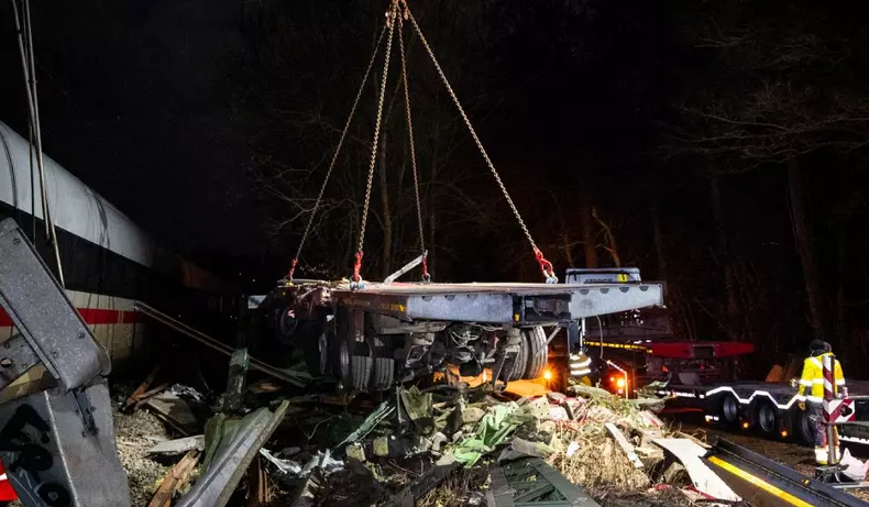 12 februarie 2025, Hamburg tren