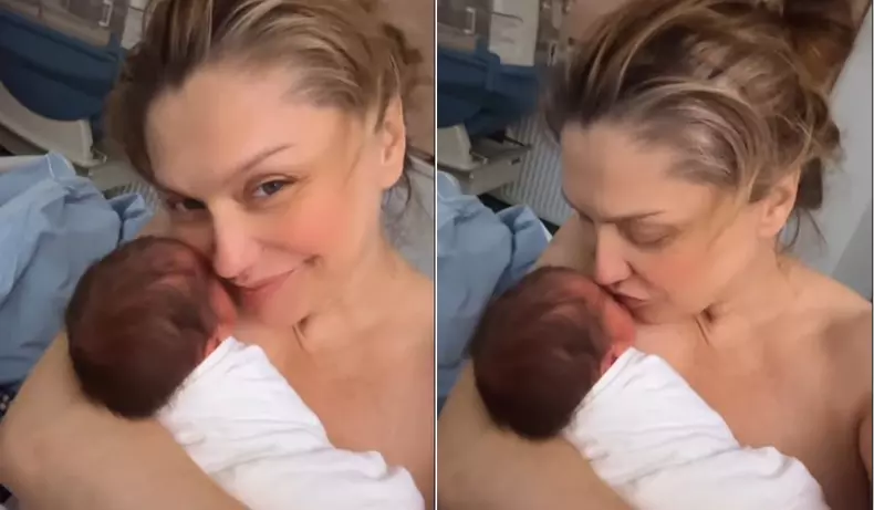 Cristina Cioran și băiețelul ei