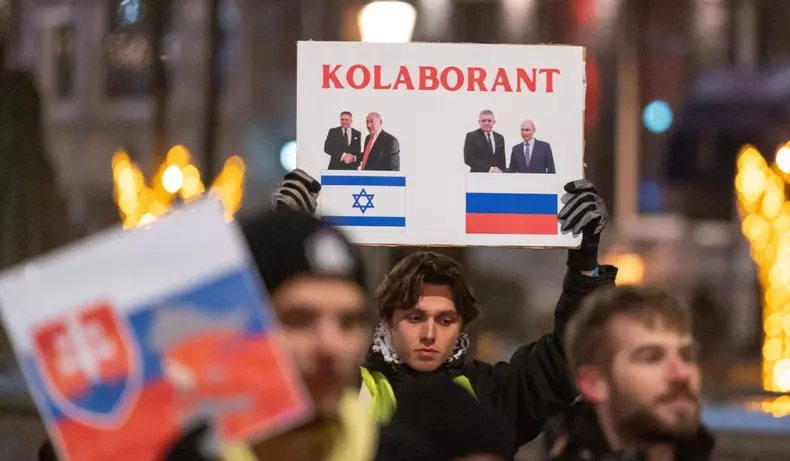 proteste în Slovacia, împotriva primministrului Robert Fico, 7 februarie 2025 (2)