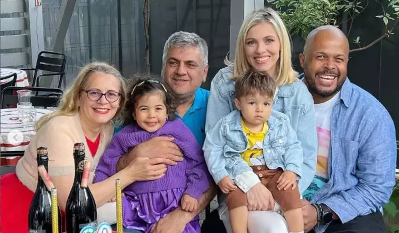 Cabral și Andreea Ibacka alături de familie