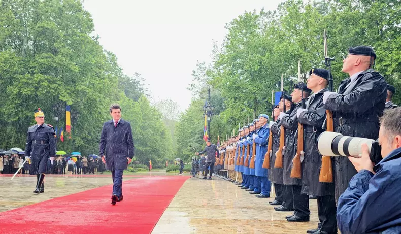 Nicușor Dan a ajuns la Palatul Cotroceni după depunerea jurământului