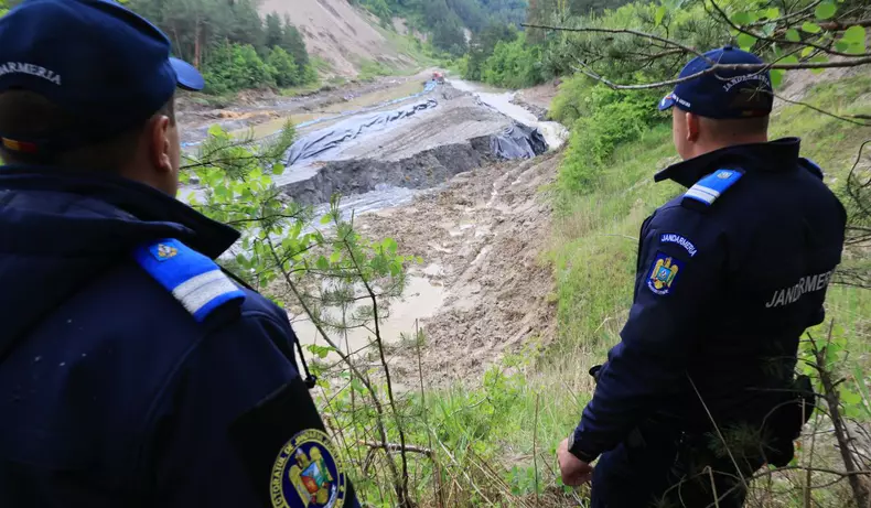 Protest la Praid, Harghita