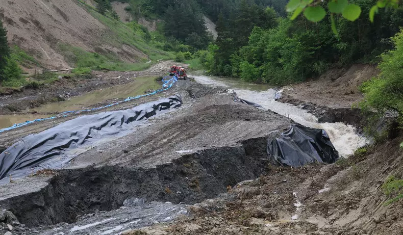 Protest la Praid, Harghita