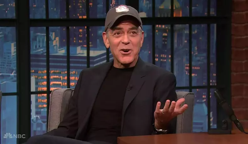 george clooney emisiune tv