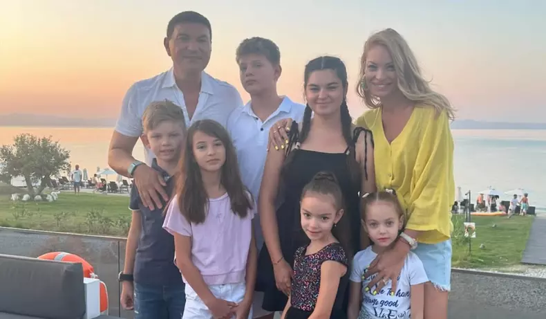 Cristi Borcea și familia