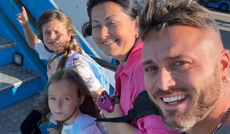 Gabriela Cristea, vacanță cu familia sa