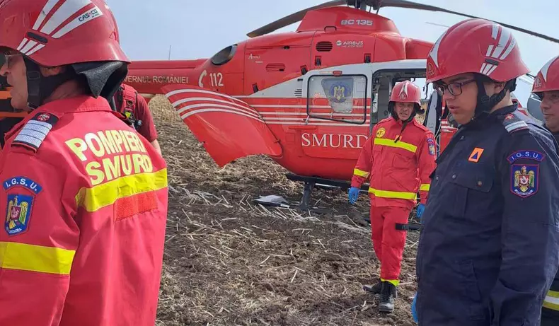 Accident in Ialomita - elicopter smurd