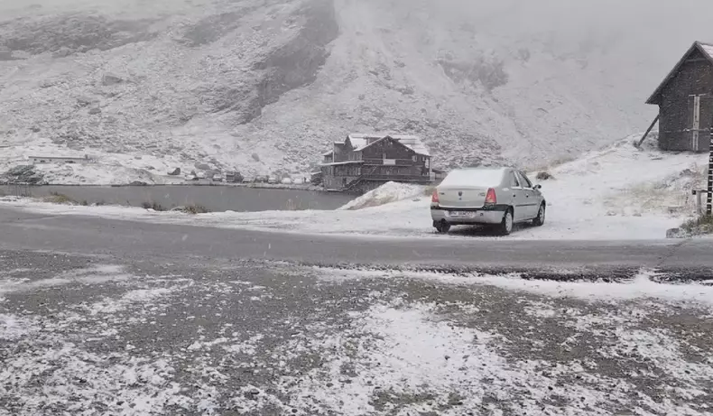 ninsoare transfagarasan balea lac