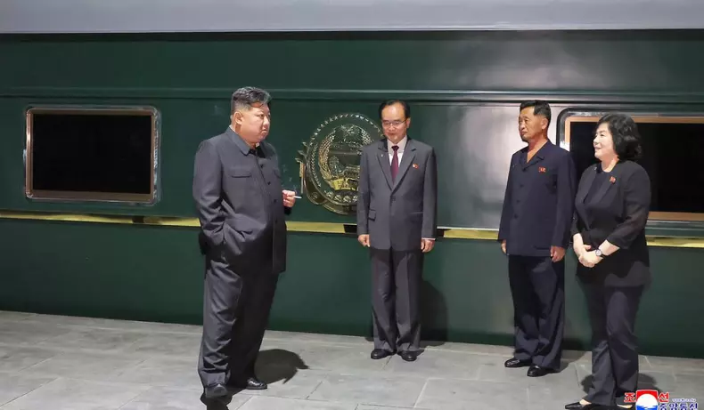 Trenul fortăreață Kim Jong Un