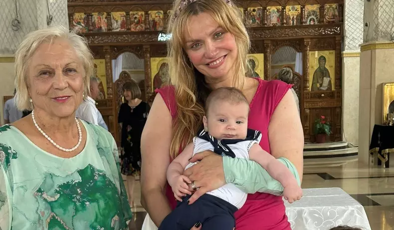 Cristina Cioran și fiul ei, Max